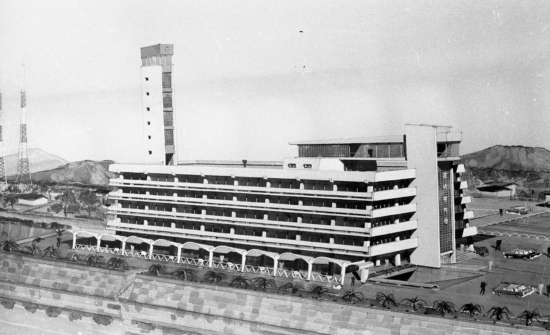 宮崎市本庁舎構想図