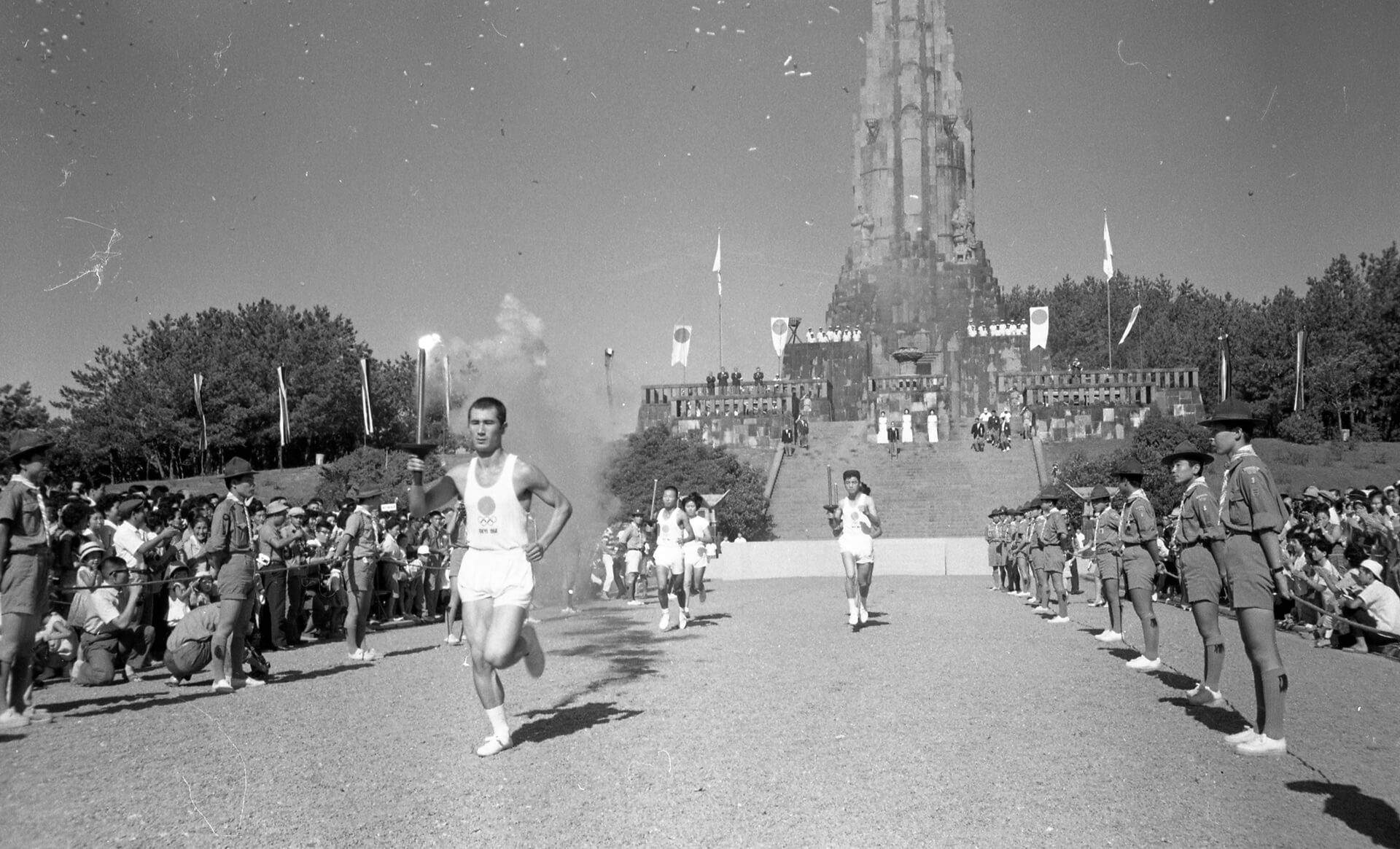東京オリンピック 聖火リレー 平和台公園