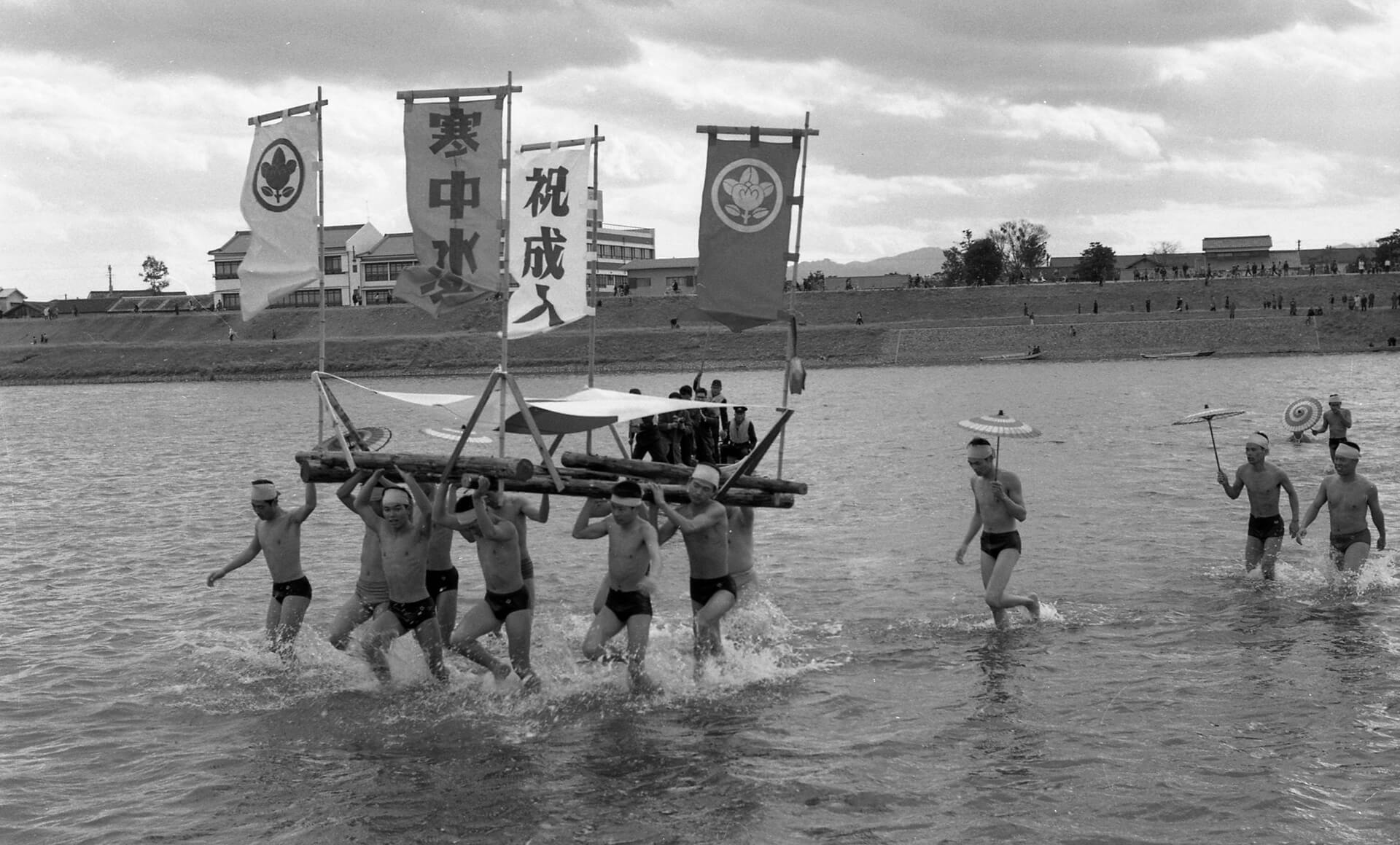 大淀川 寒中水泳