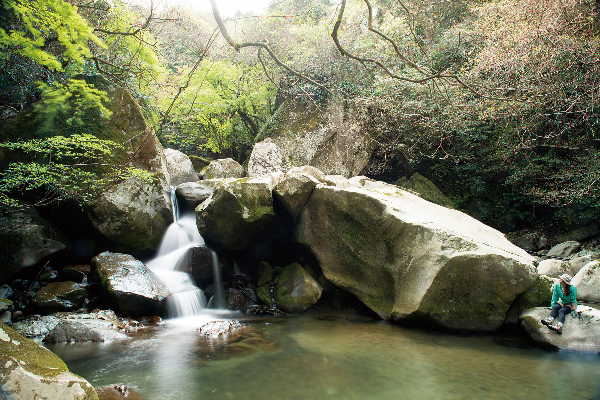 鮎返りの滝（清武水無川）